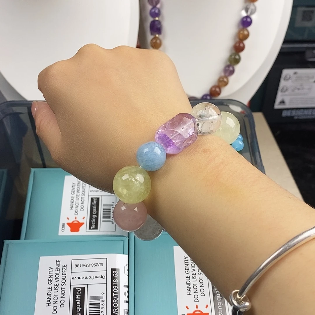 银S925镶嵌手链水晶