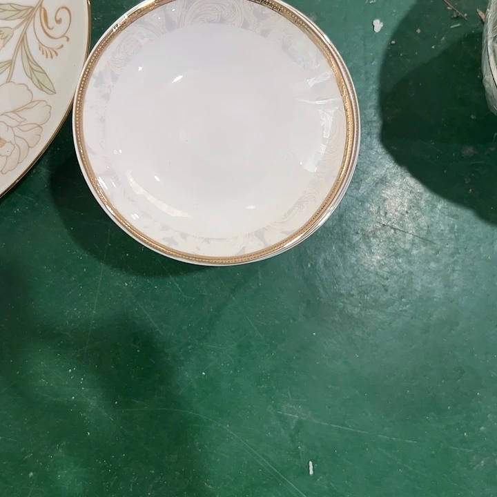 搪瓷瑕疵味碟4寸混合配