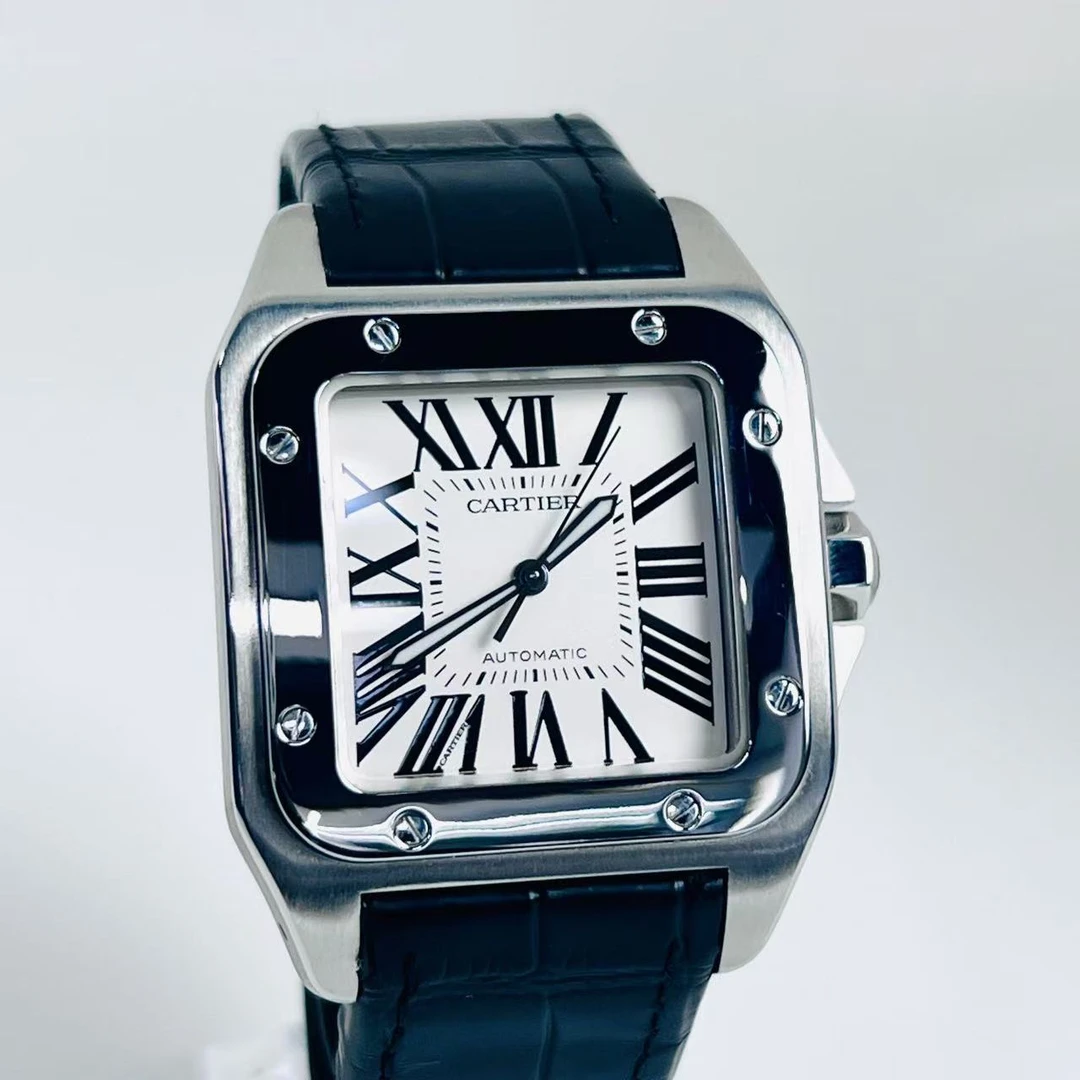 99新 Cartier/卡地亚 山度士/51.1*41.3/W20073X8/24年全套