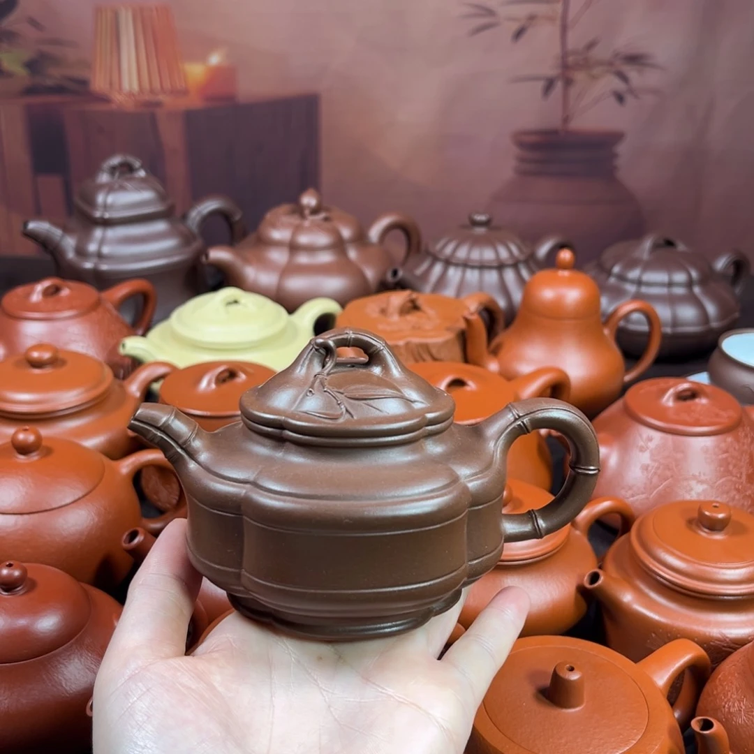 茶壶紫砂原矿紫泥160毫升