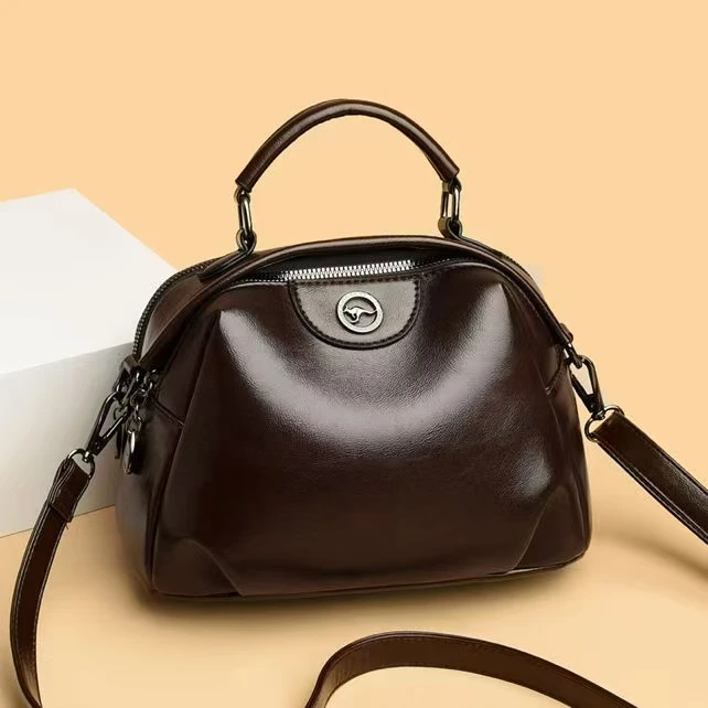 百搭单肩斜挎包9001棕色 长24高16