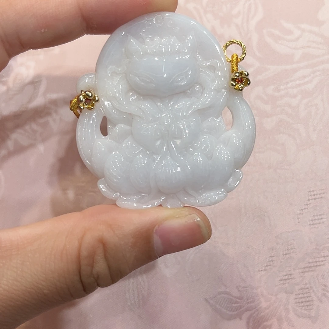 翡翠合金吊坠(赠链)