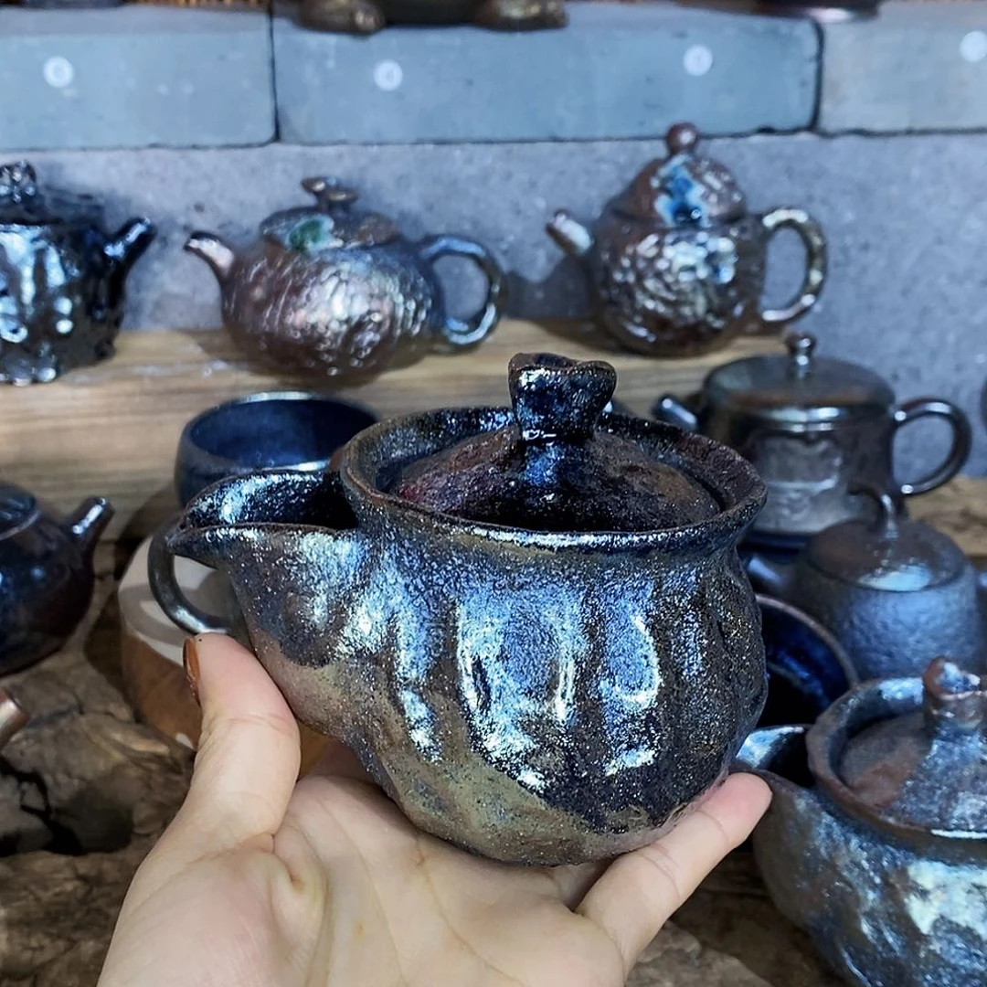 壶云南建水紫陶柴烧