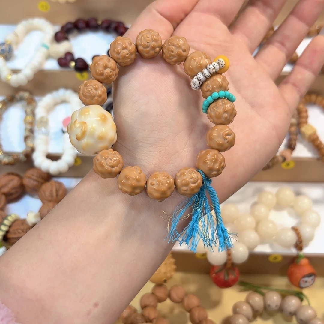 星月菩提吊坠全品猴头小羊➕跑环