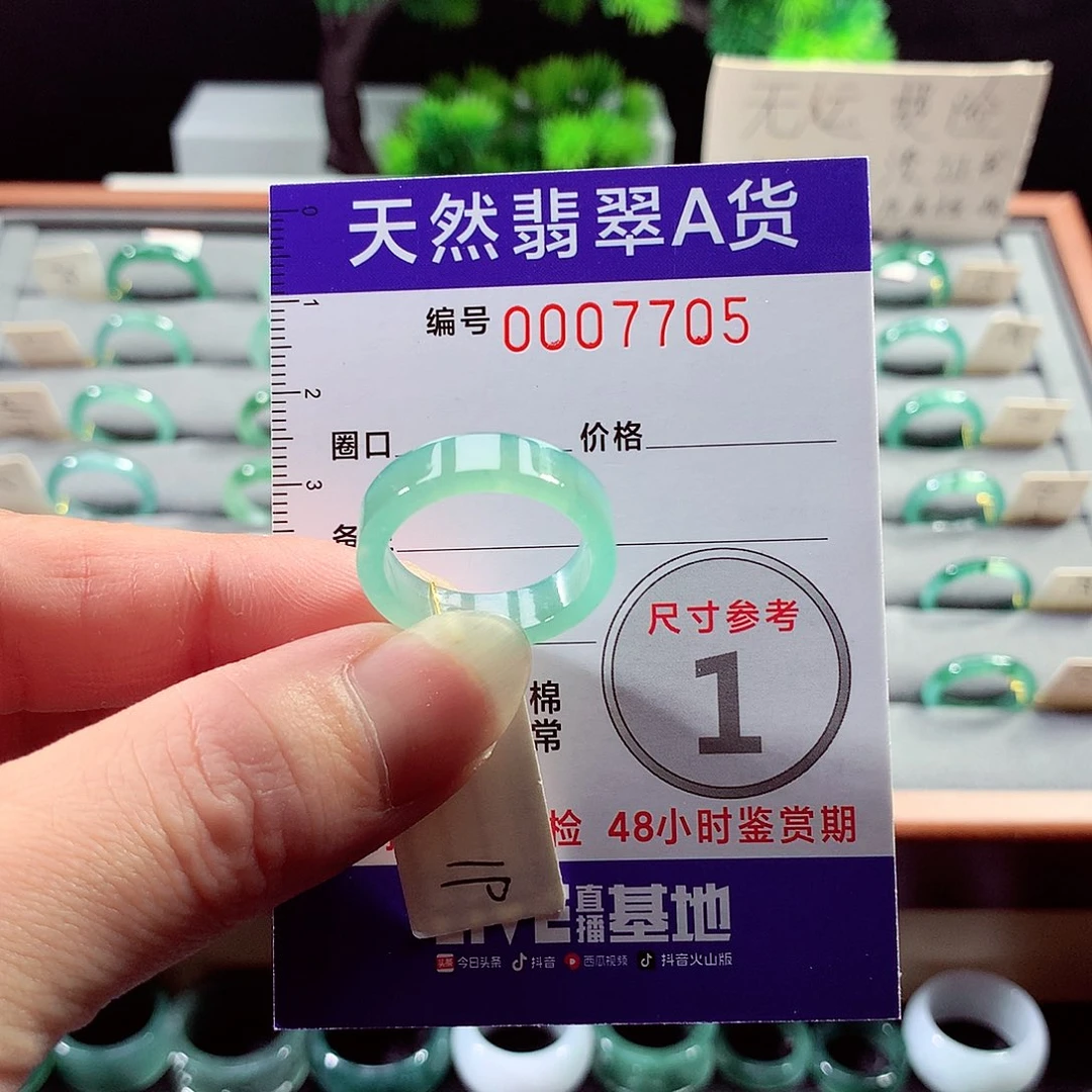 翡翠戒指未镶嵌19号