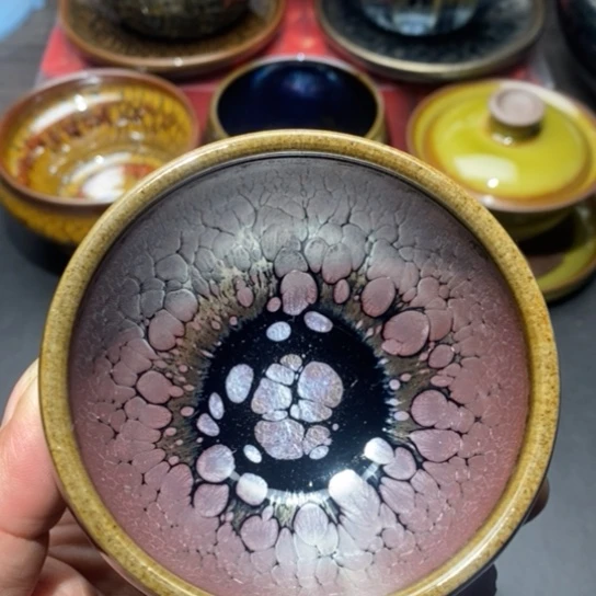 茶盏建盏主人杯茶壶盖碗品茗杯012