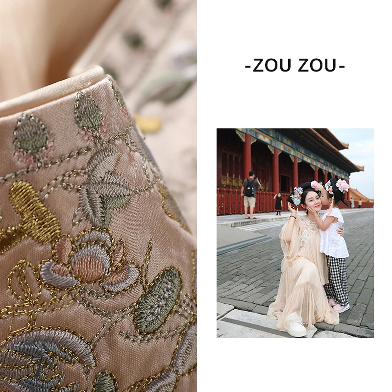 【梦华录】邹邹小个子10万针重工刺绣新中式衬衫女蚕丝自带清透仙气