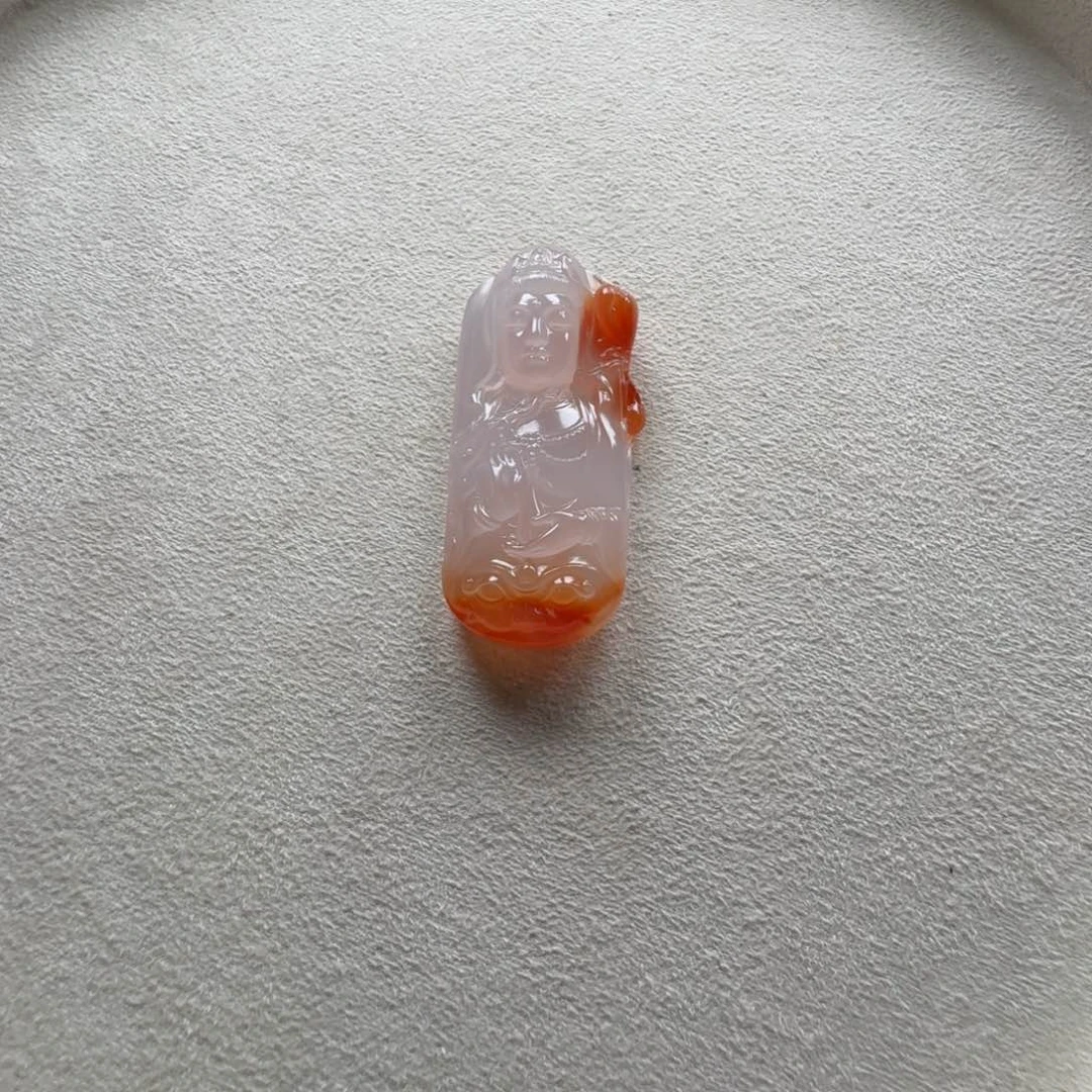 明***江南红玛瑙未镶嵌手链南红玛瑙 观音