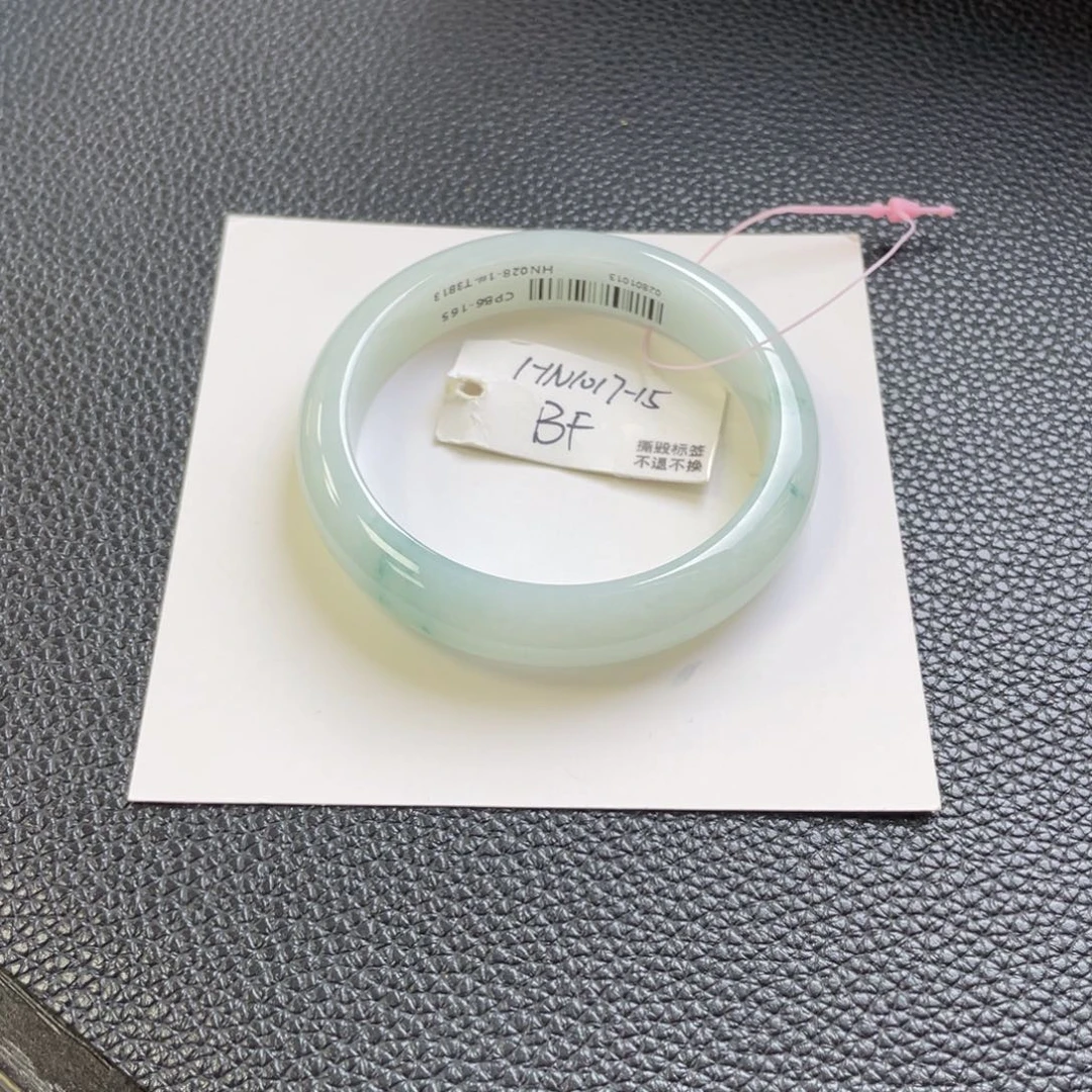 翡翠未镶嵌手镯翡翠手镯5758圈 飘花