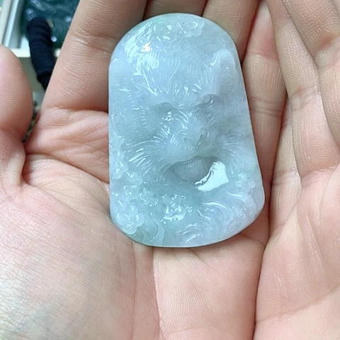 翡翠颈饰未镶嵌天然缅甸翡翠a货