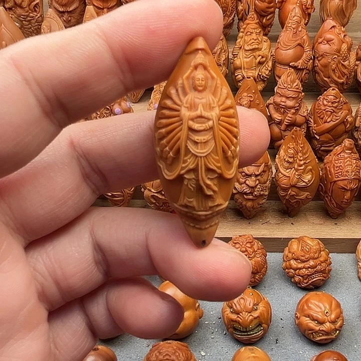 橄榄核吊坠20观音福利