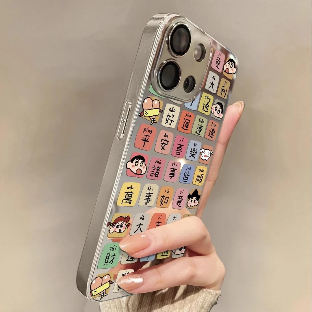彩格小新适用OPPOReno14Pro手机壳reno13全包防摔精孔电镀Findx8