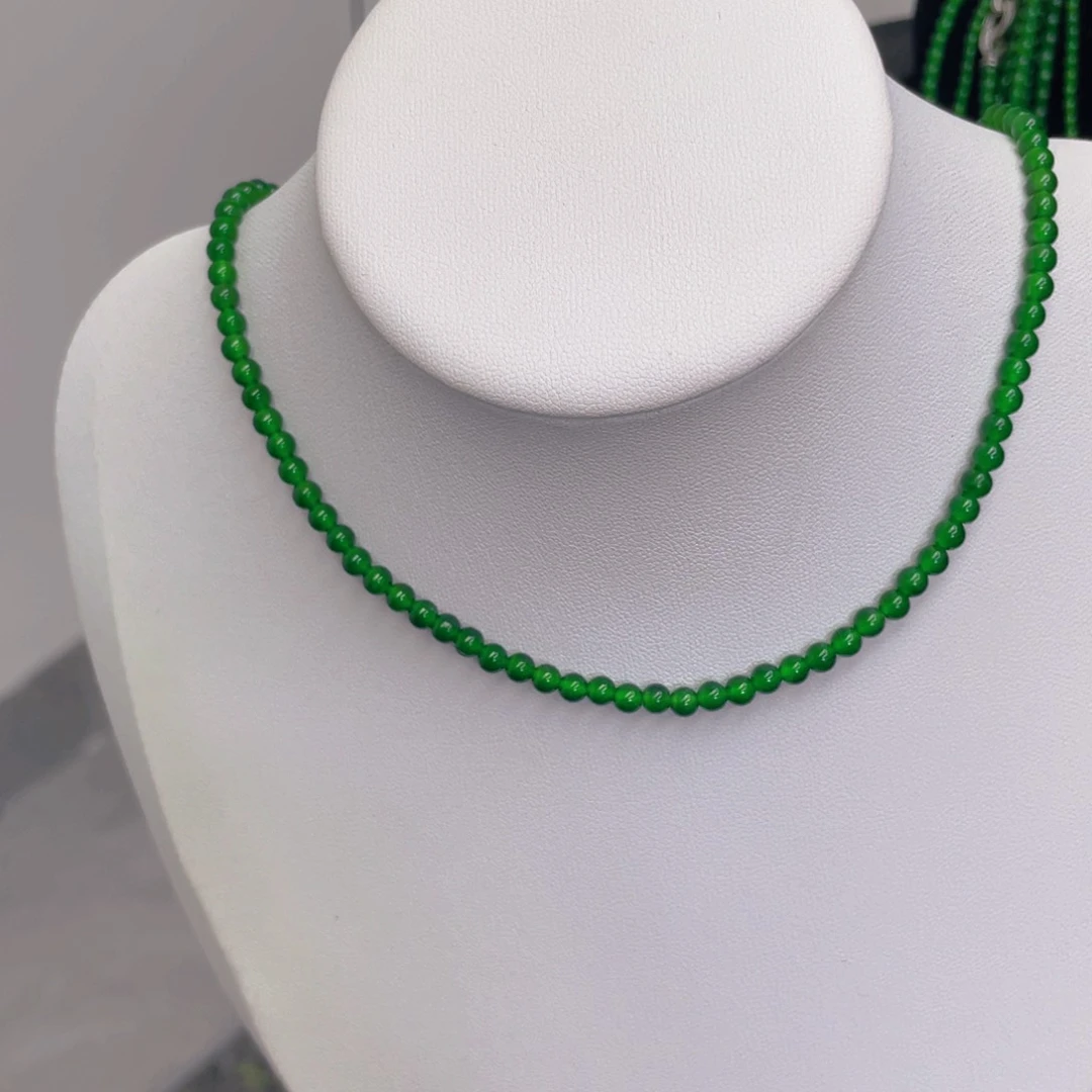 翡翠未镶嵌项链天然翡翠