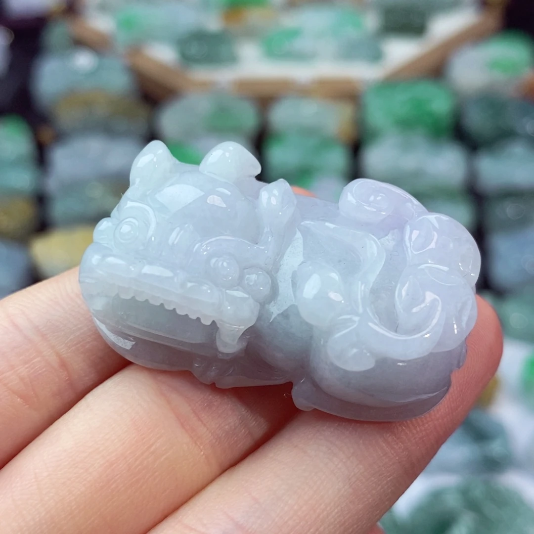 翡翠未镶嵌颈饰天然