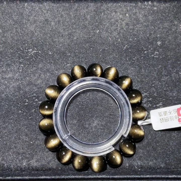 黑曜岩手链未镶嵌西****r