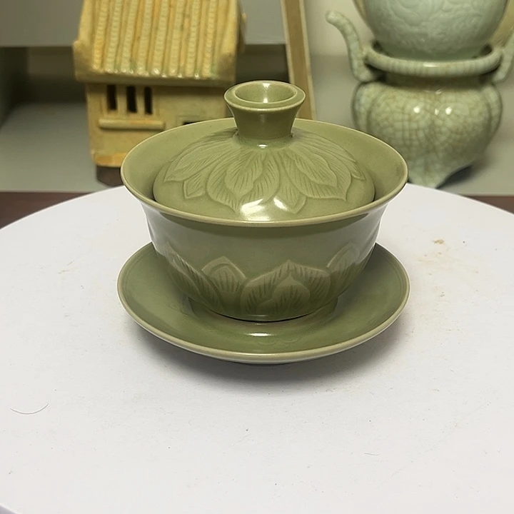 人***～瓷片瓷片摆件11111111