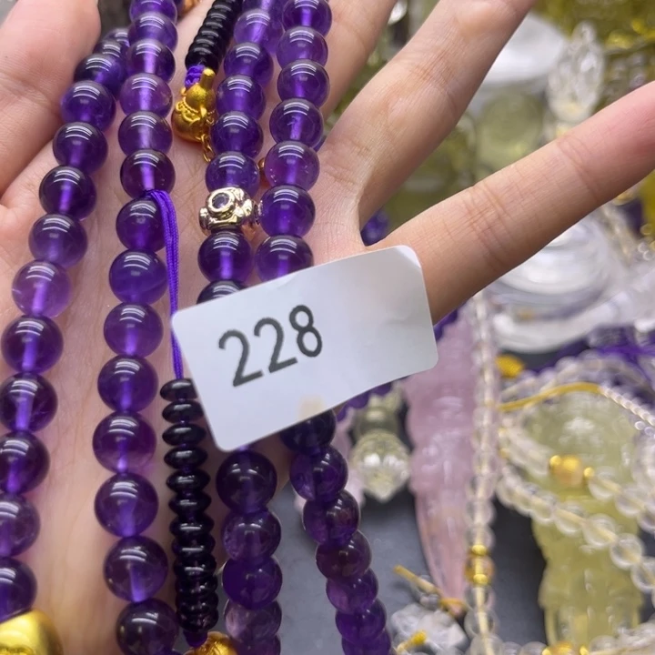 一***莲未镶嵌水晶珠宝半成品