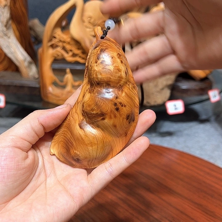 柏木崖柏木手把件摆件