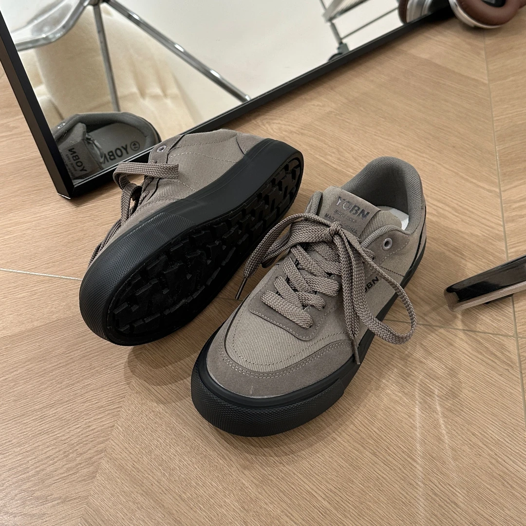 原创设计夏季痞帅男鞋透气百搭帆布鞋2025年新款爆款休闲男式鞋子