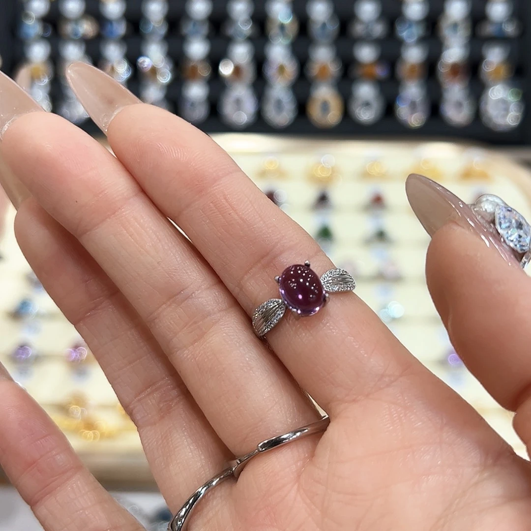 水晶金色拖不保色介意慎拍银托不掉色银S925镶嵌小***K