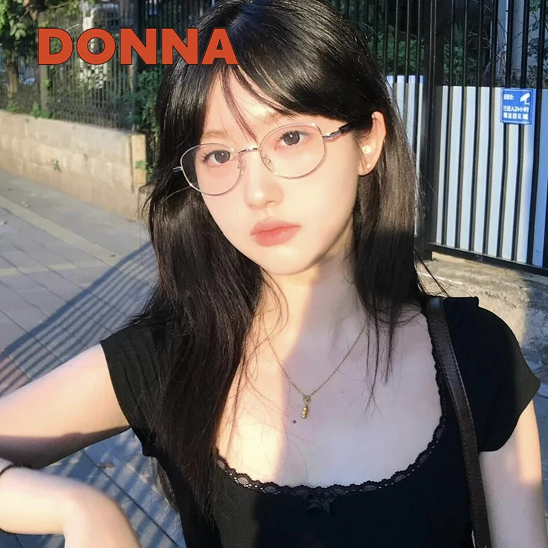 【氧气框】DONNA哆哪百搭复古超轻简约大框框镜韩版眼镜时尚NJ10018