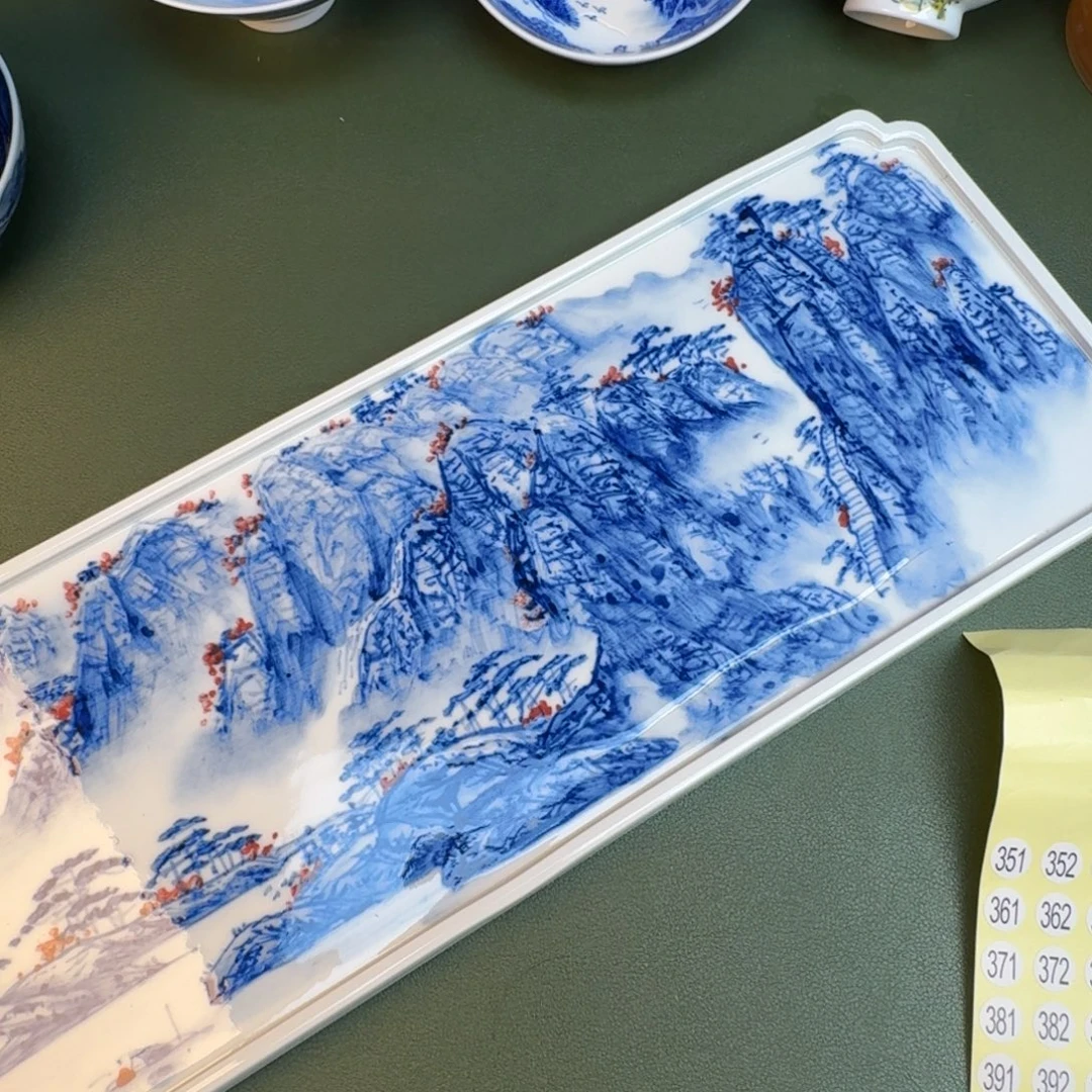 陶纯手工纯手绘茶具石头345