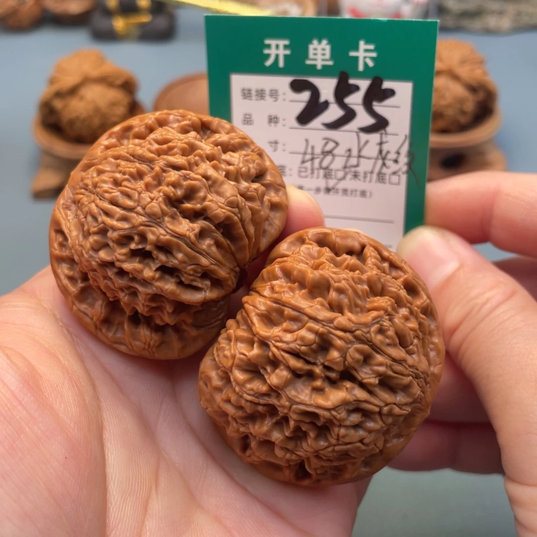 桃核吊坠天**雪文玩核桃