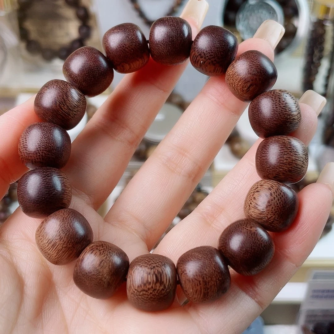 手串沉香富森红土沉窖藏古董老料1.4
