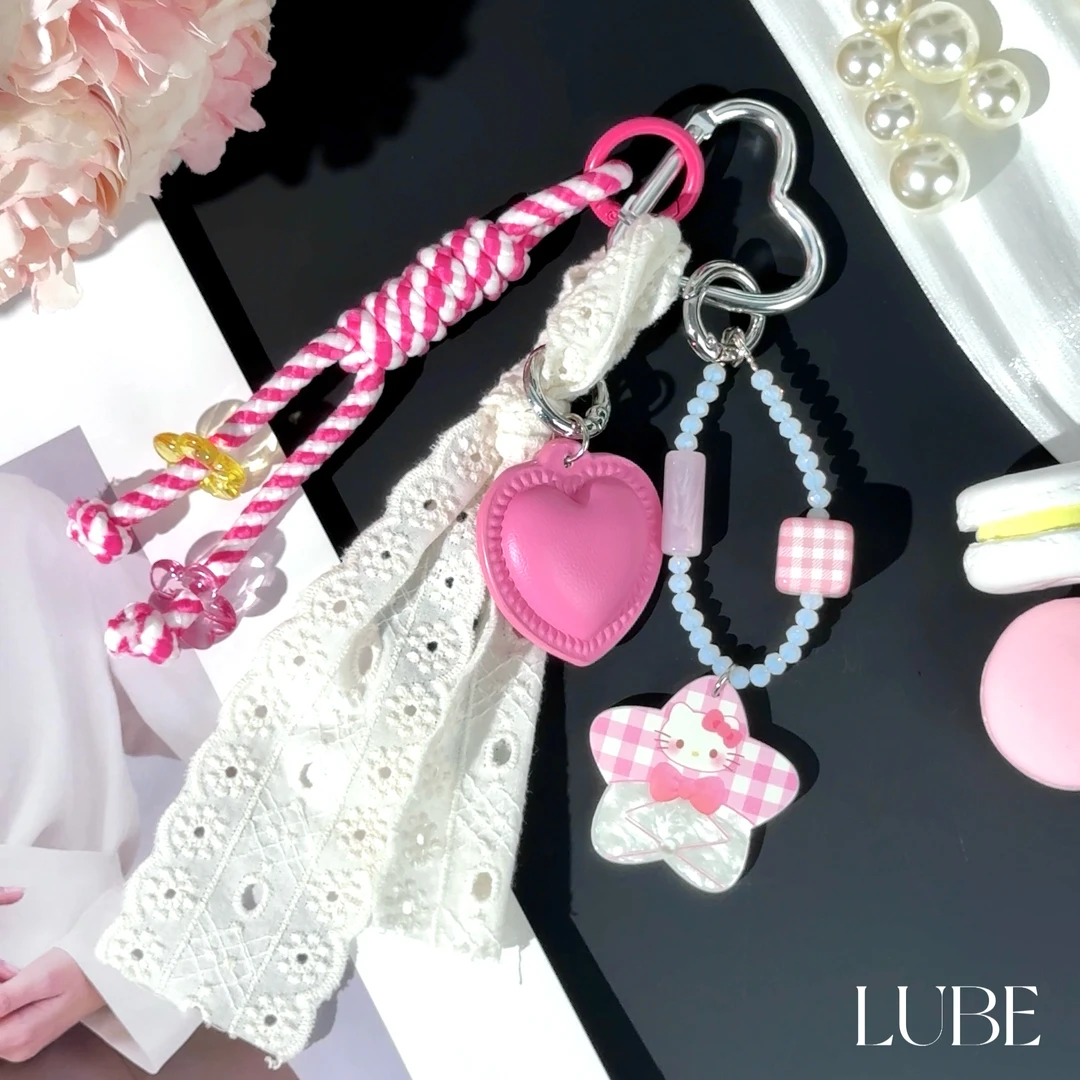 【miu粉少女】歪歪高定手工手机挂件适用于安卓苹果磁吸壳