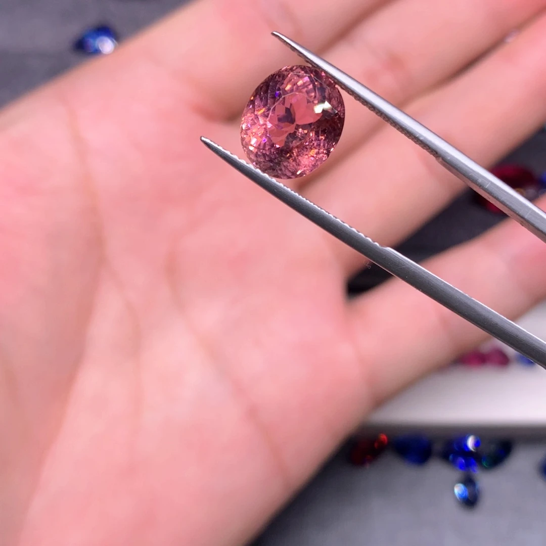 碧玺裸石未镶嵌裸石