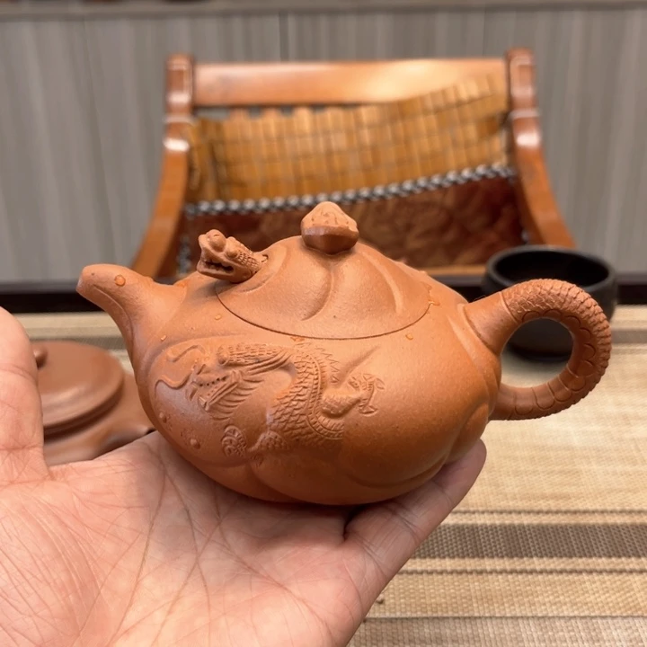 茶壶紫砂大红泥250亮升