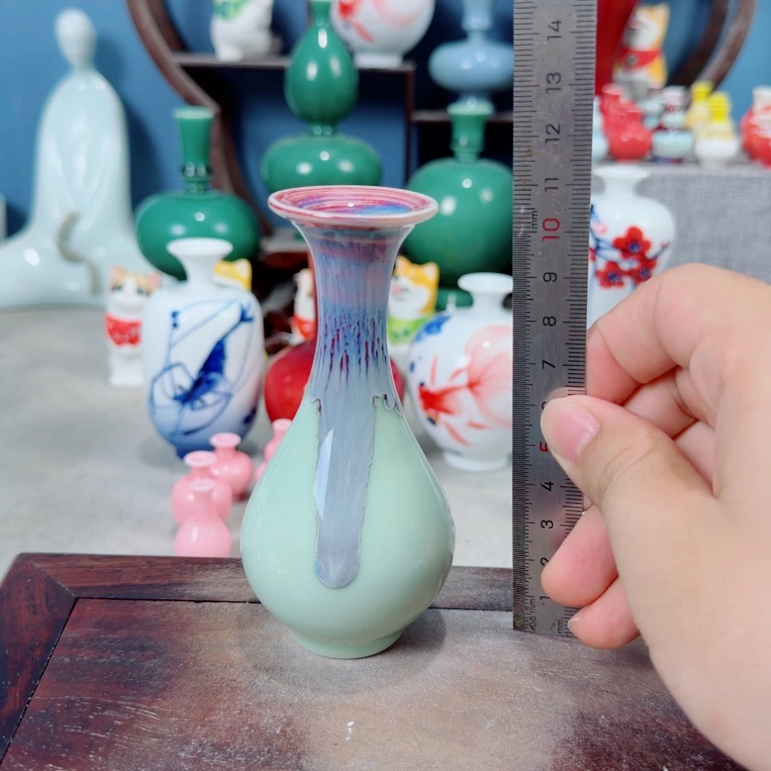 陶瓷手工小花器摆件