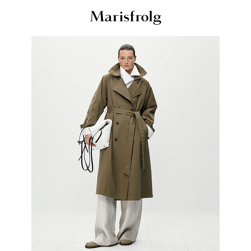【筑感美学】Marisfrolg25春秋新款时髦气质风衣ACFZ1707F