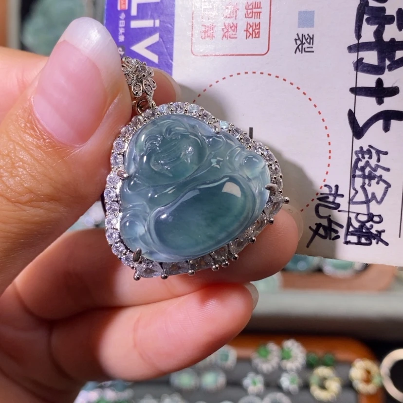 【闪购商品】翡翠未镶嵌颈饰天然