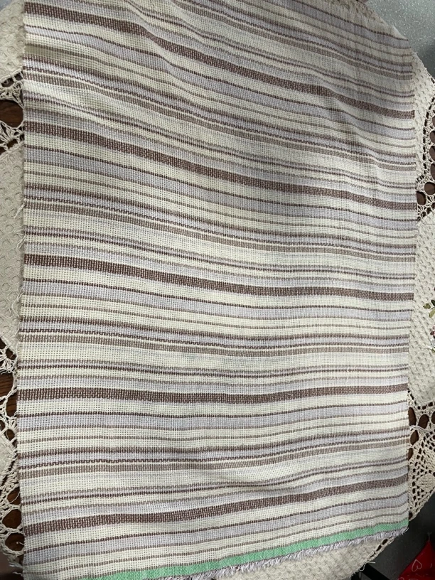 T080 汉麻咖色条纹毛巾 70✖️50cm 两条