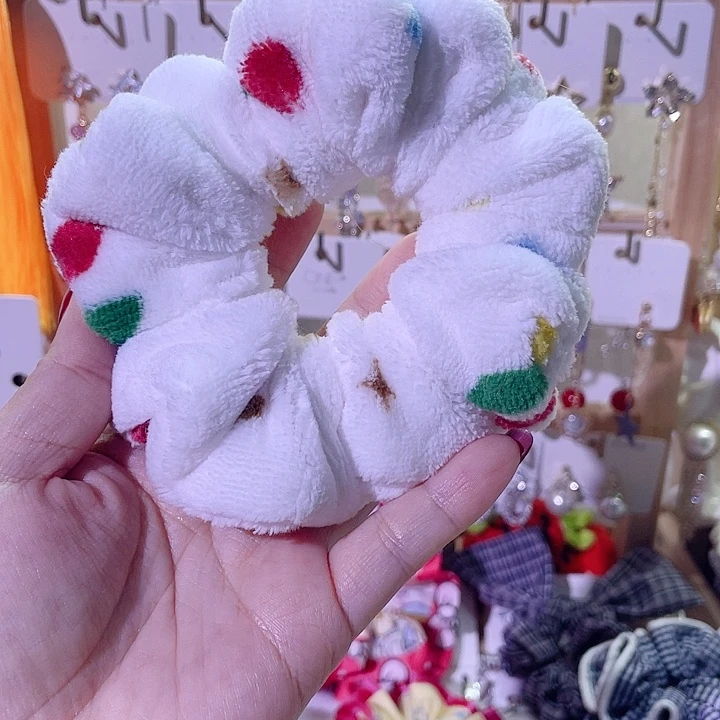 布艺非金属毛毛发圈