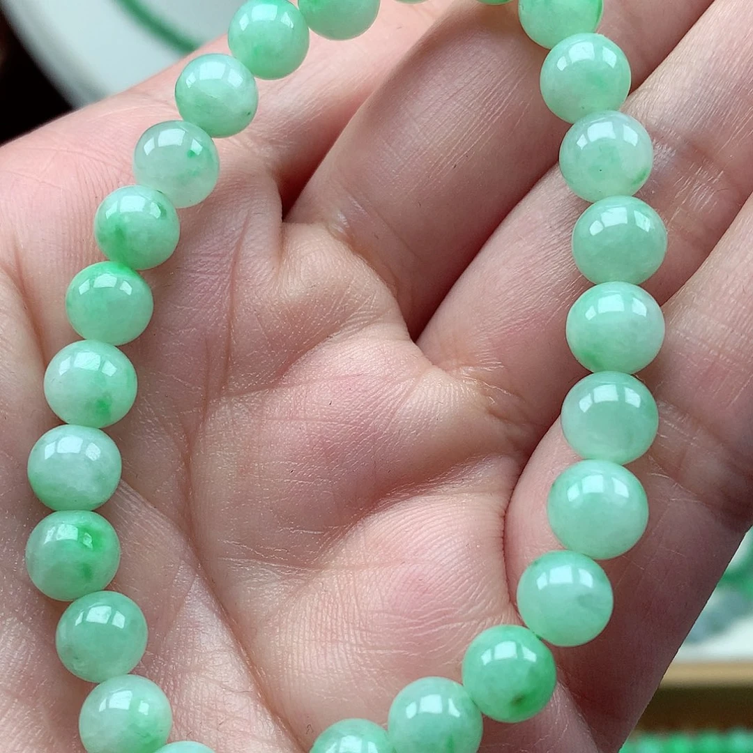 翡翠未镶嵌毛衣链翡翠