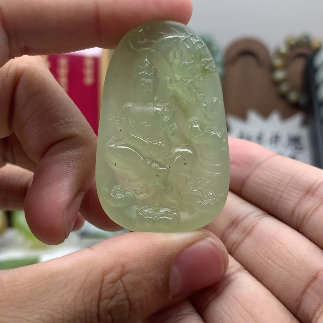 岫玉未镶嵌吊坠(不含链)