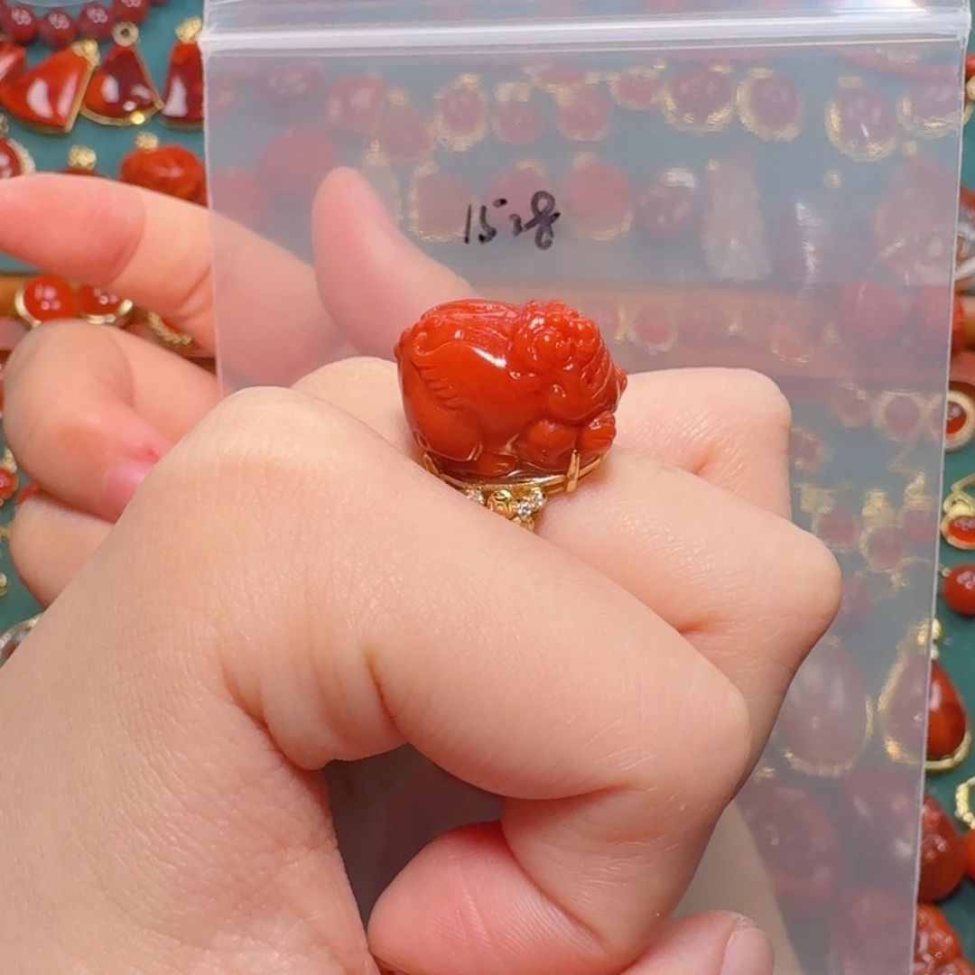 南红玛瑙南红银S925镶嵌