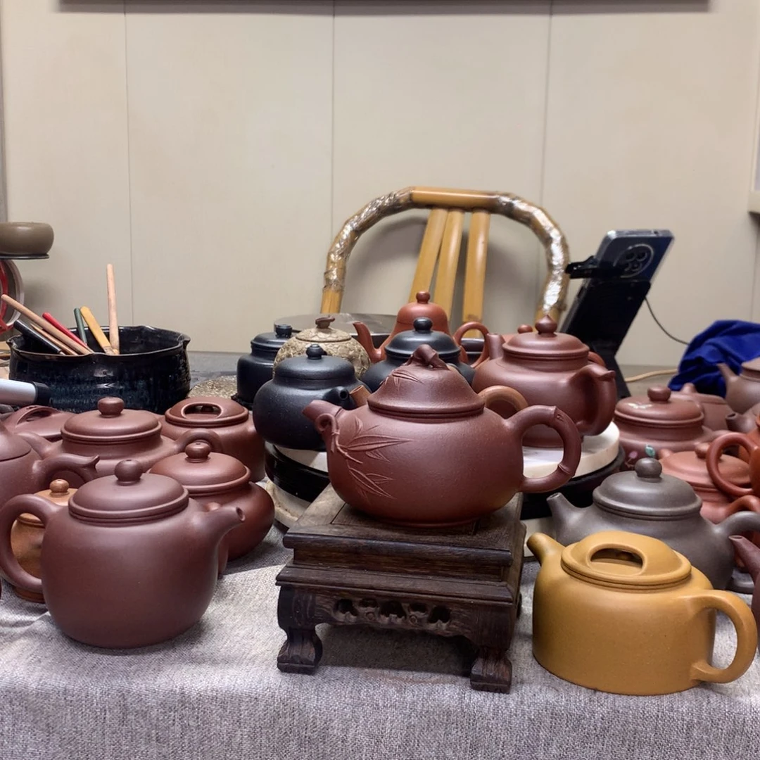 茶壶底槽青乳竹半手工制作