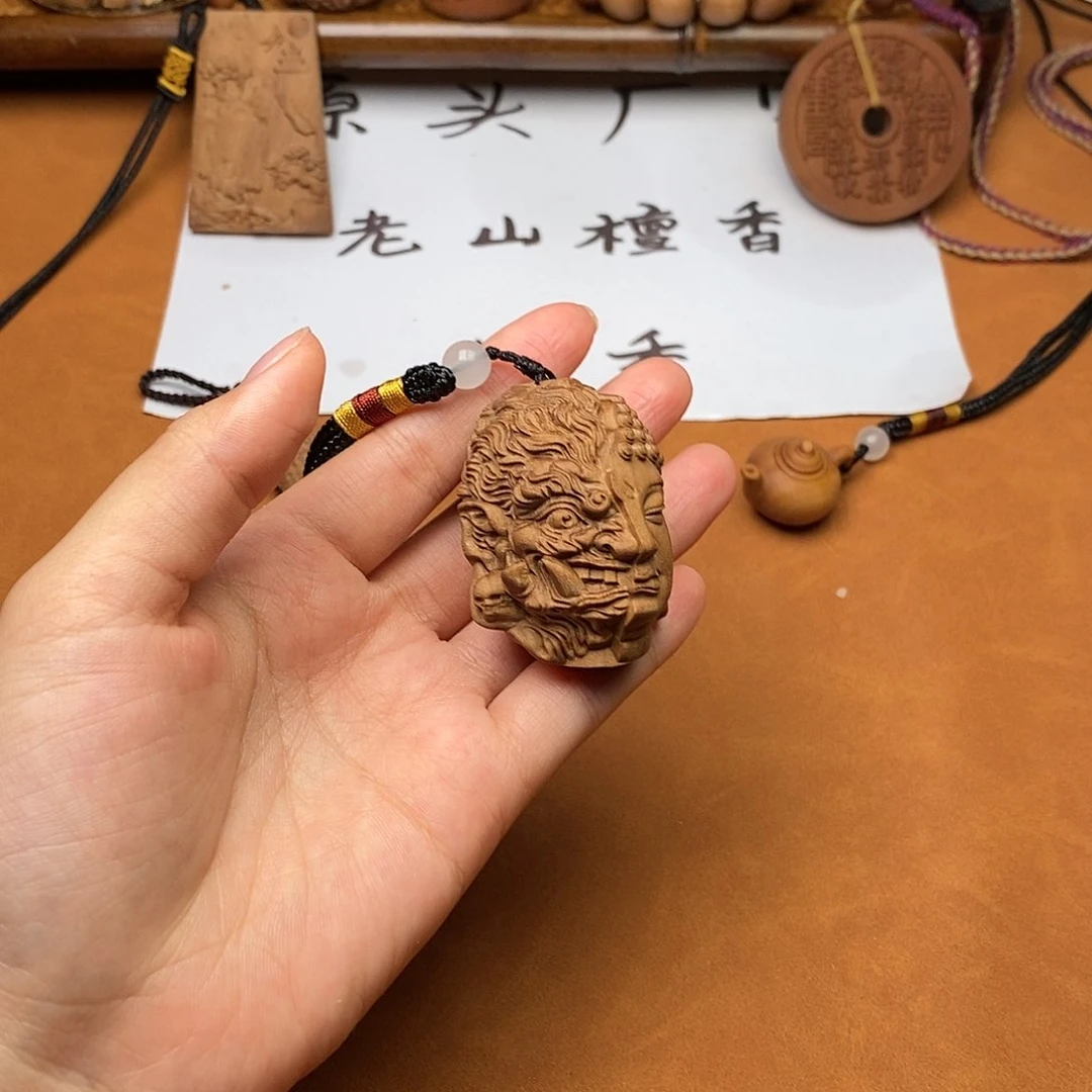 檀香木手串/手链一念之间手把件