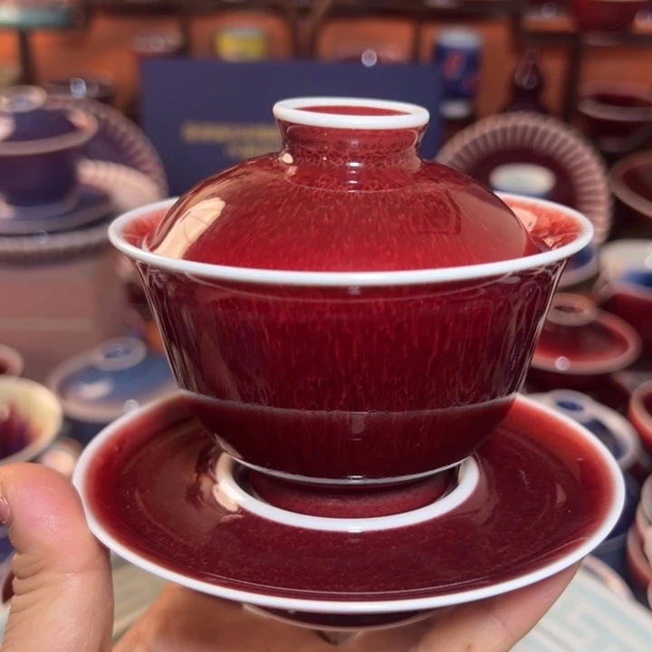 瓷片景德镇品艺轩郎红