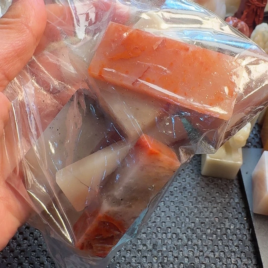 寿山石印石老挝石12个