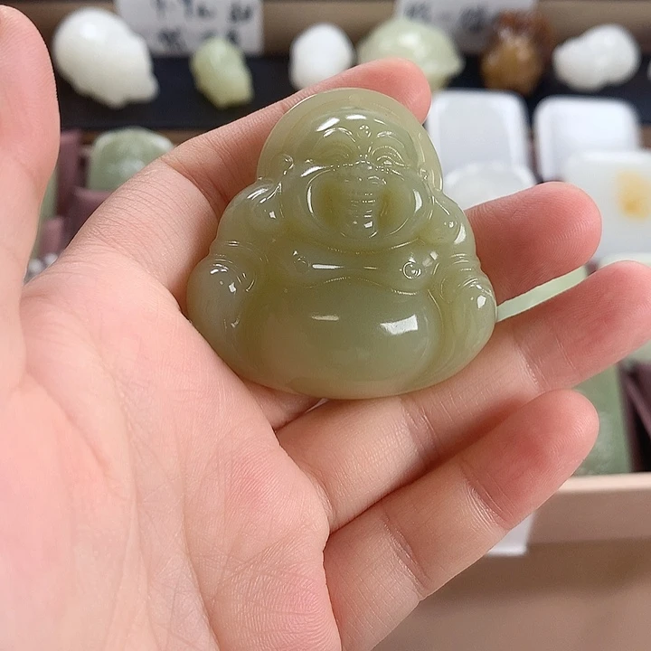 长石玉未镶嵌牌子方解石玉