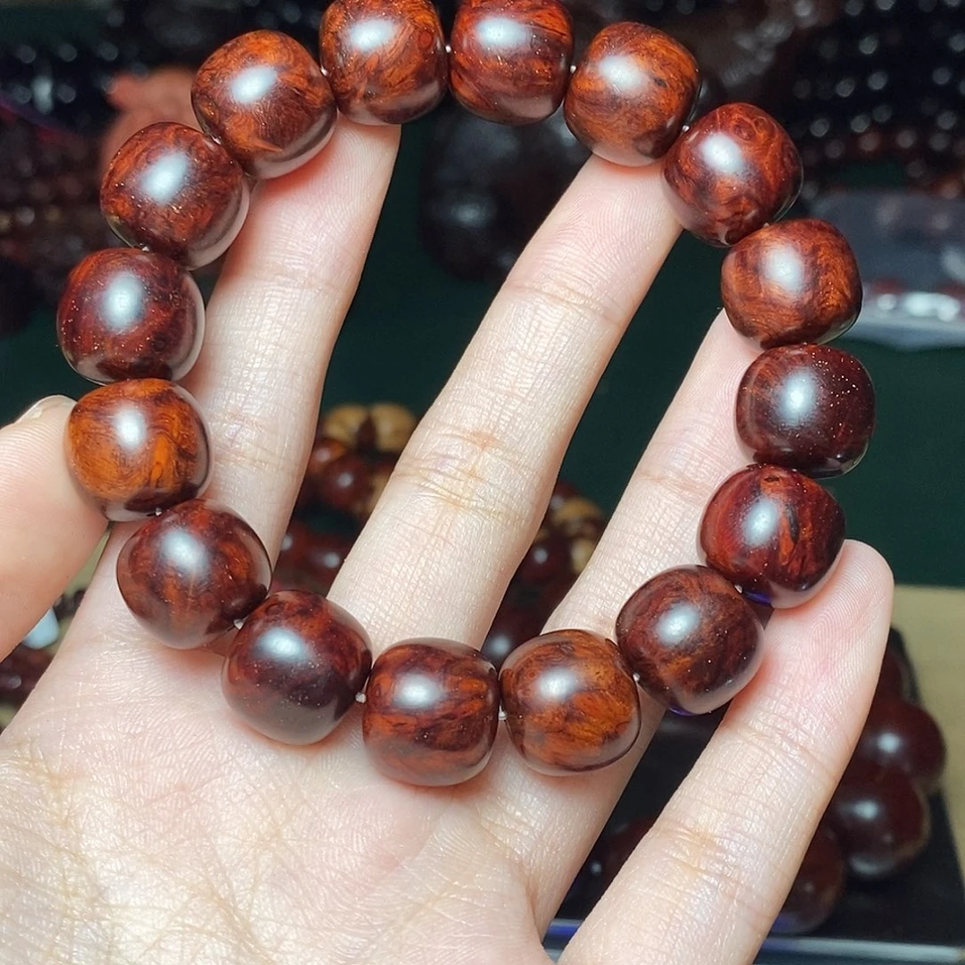 用***4小叶紫檀手串/手链13.14