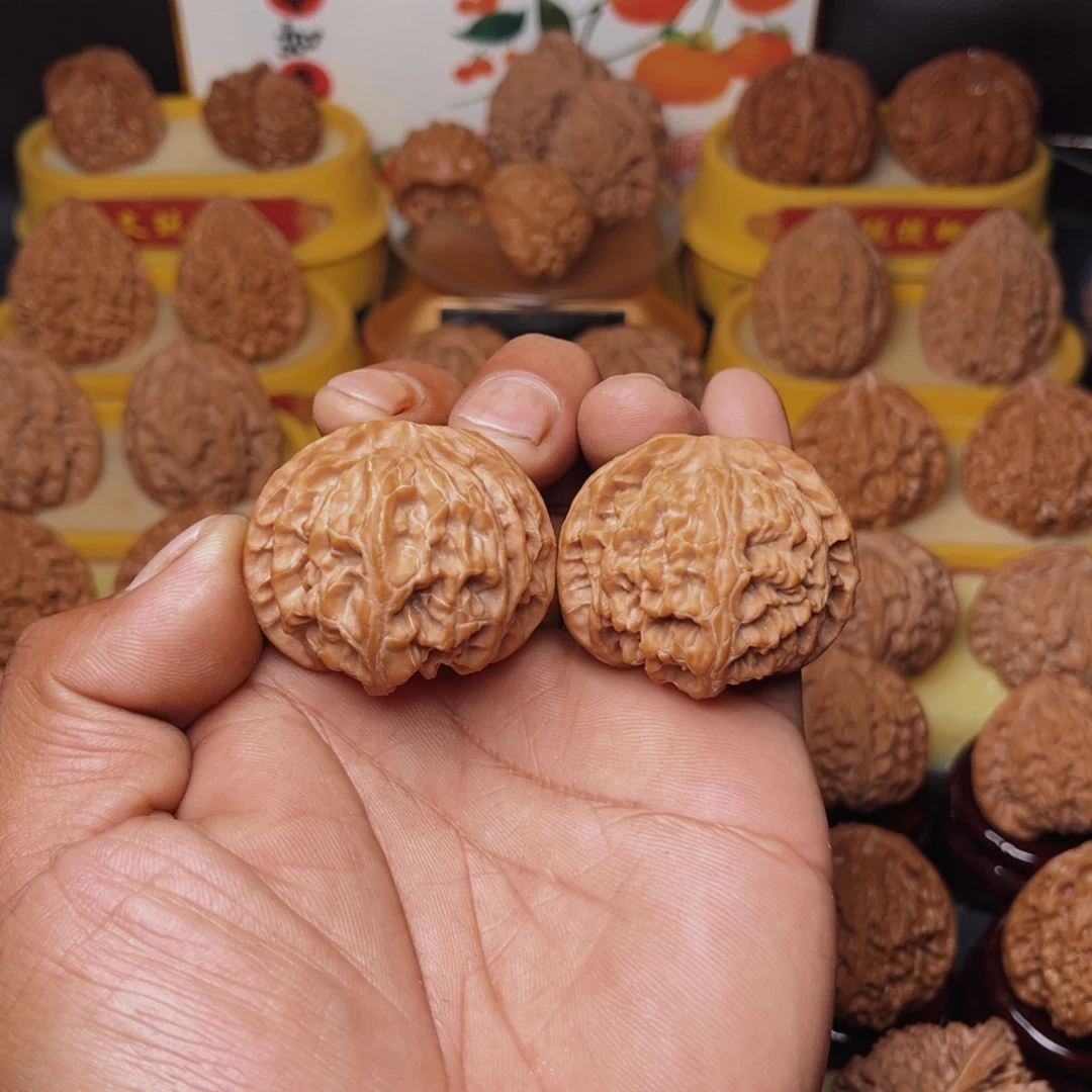 J***.把件文玩核桃文玩核桃把件41尺苹果园