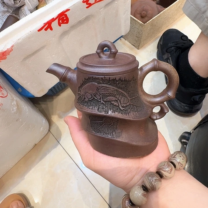 茶壶紫砂宜兴原矿手工紫砂壶