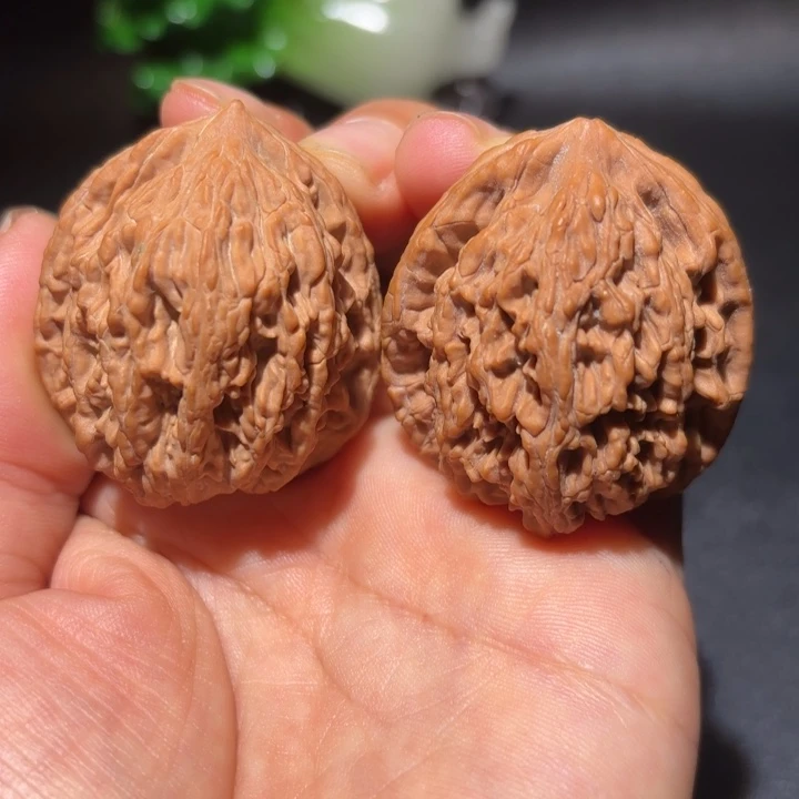 吊坠文玩核桃文玩核桃吊坠麦穗虎头38