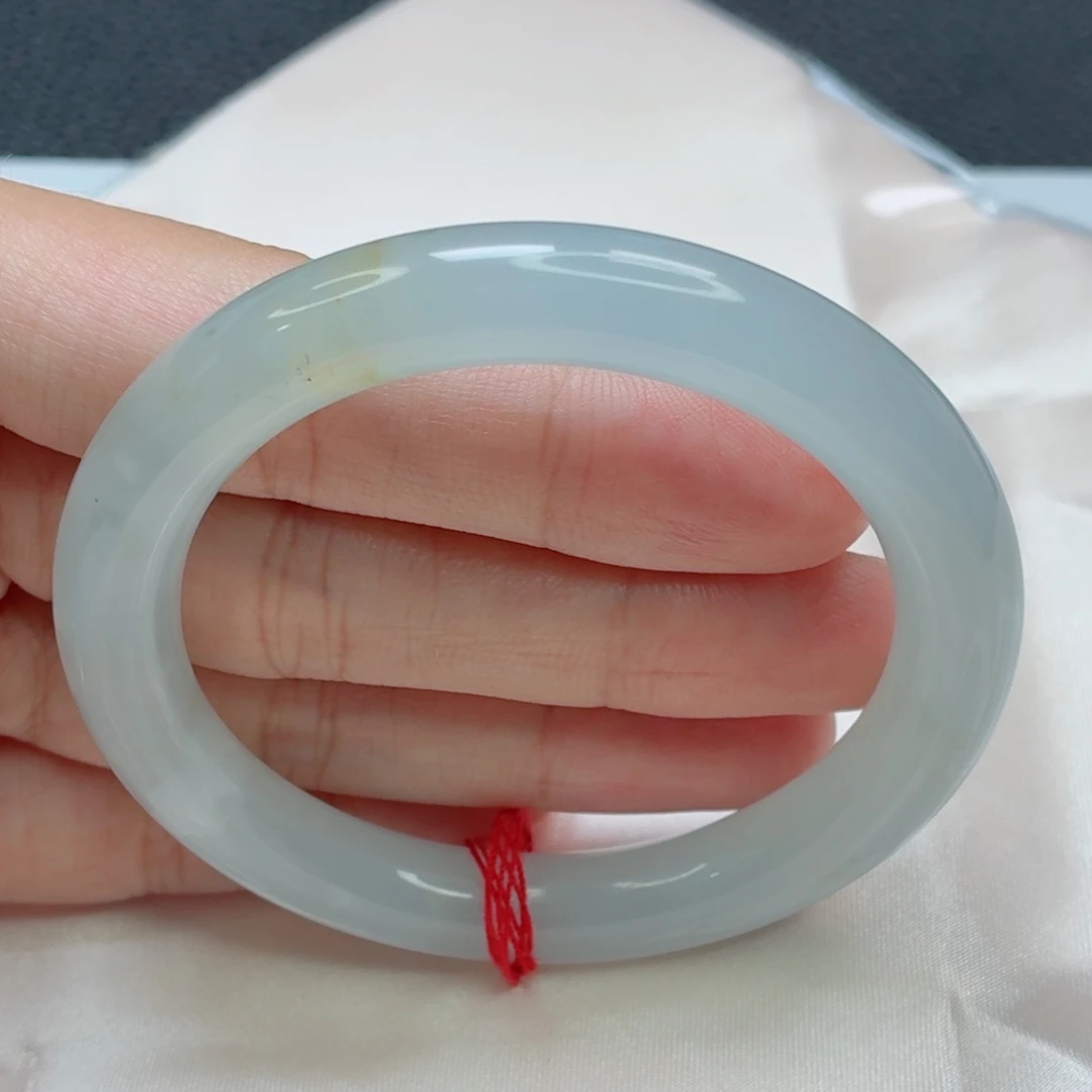 未镶嵌手镯翡翠老坑冰胶透亮莹光棒洒金云朵棉010