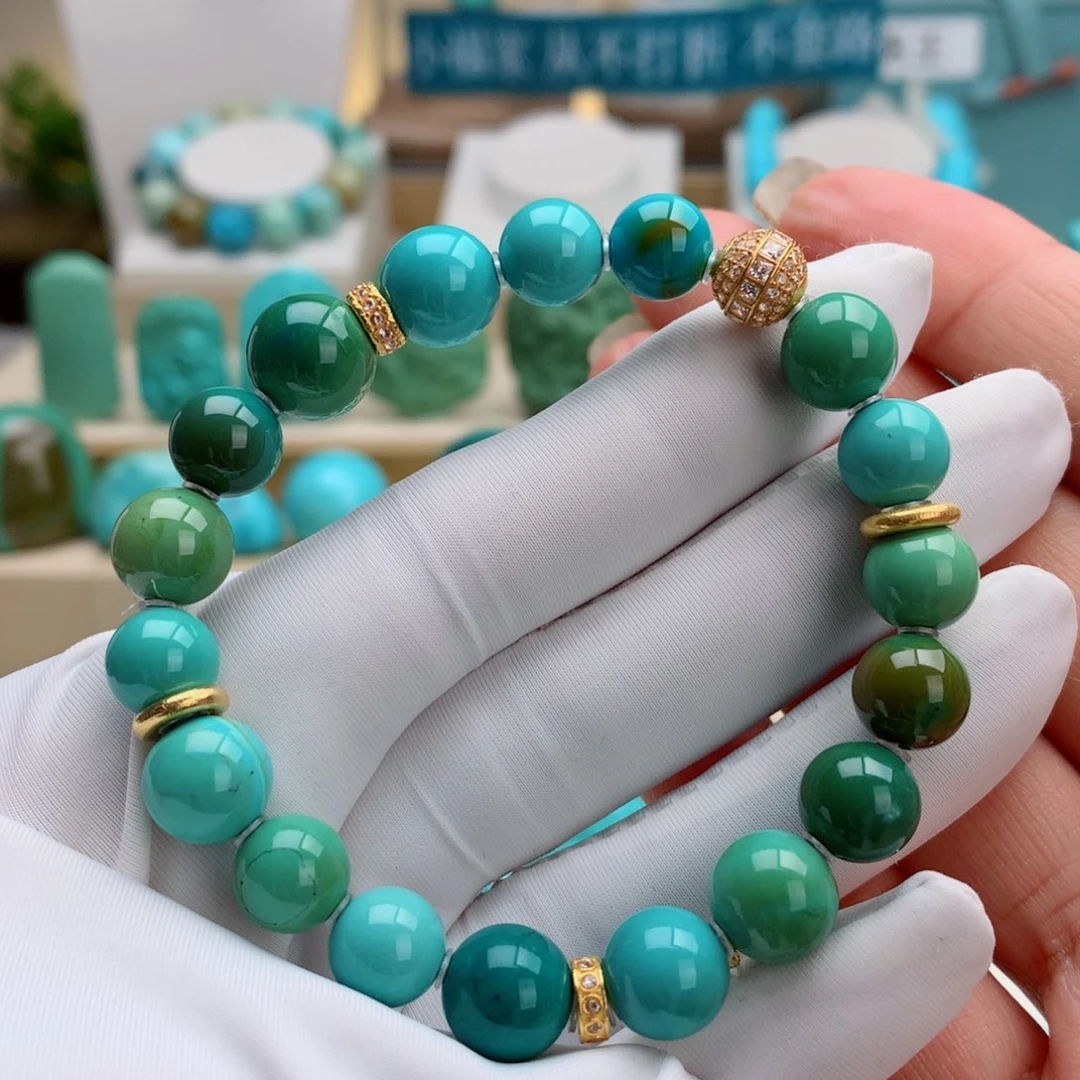 绿松石未镶嵌挂件